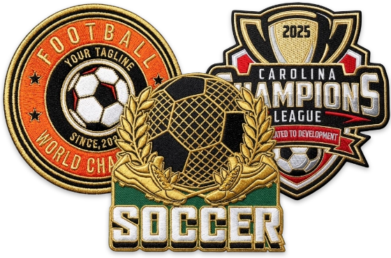 Custom Soccer Club Patches Dublin