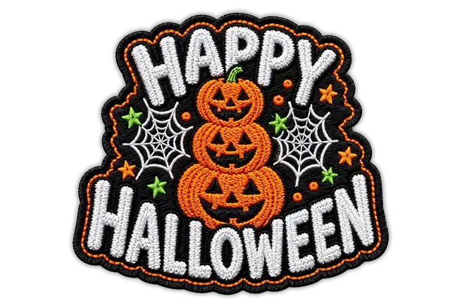 Halloween Embroidered Patches
