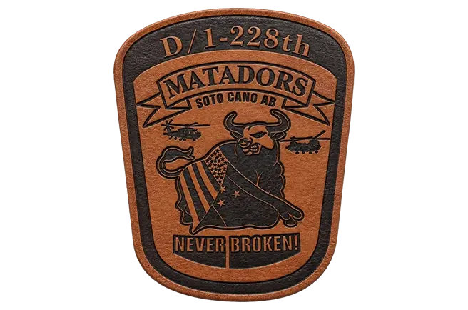 leather logo patches
